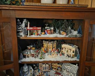 Just a small sample of all the Christmas Village pieces now available ! Many are Dept. 56 AND we have the boxes !!