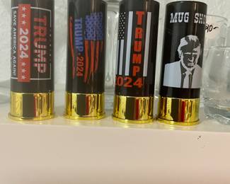 Set of 4 Trump shot glasses