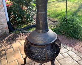 #45	Heavy Metal   Chiminea - 53" Tall	 $125.00 			
