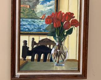 #23	signed acrylic 19x23	 $75.00 			
