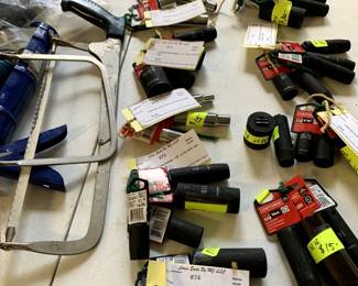 #71 Manna House Craftsman Black Sockets - 1", 1 3/16", 1/2" ad 3/16" $25.00
#72 Manna House Craftsman 15mm, 9mm and 11mm Sockets $15.00
#73 Manna House Craftsman Sockets - 7/8", 11/16, 9/16" and 1/2" $20.00
#74 Manna House Craftsman Sockets - 9/16", 7/8", 5/8" and 1/2" $20.00
#75 Manna House Craftsman Sockets - 25mm, 22mm, 12mm, 14mm, and 15mm $30.00
#76 Manna House Craftsman Sockets - 12mm., 17mm, 14mm, 11mm, and 10mm $30.00
#77 Manna House Craftsman Sockets - 5/8, 1/2", 9/1, 6", 11/16" $30.00
#78 Manna House Craftsman Adjustable Socket Wrenches - 18mm, 19mm, 17mm, 15mm and 14mm $50.00