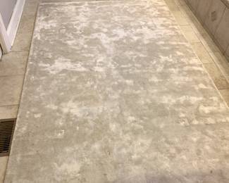 #128	Machine Made Cream Color Rug - 5x8'	 $75.00 			
