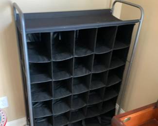 #34	shoe holder for 30 shoes 31x14x46	 $30.00 			
