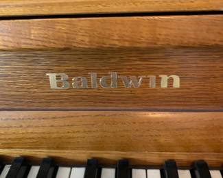 #5	baldwin piano with stool, oak, you move	 $75.00 			
