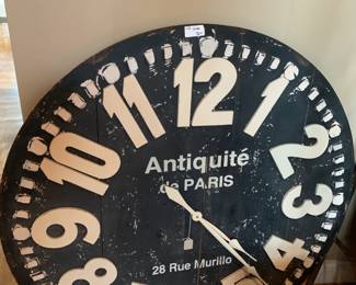 #148	Wood Painted Decorative Clock - 43 Round	 $70.00 			
