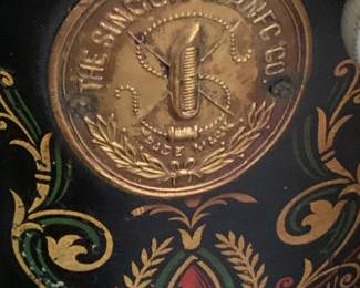 #22	treadle singer sewing machine, 4 drawers	 $75.00 			
