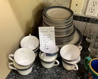 #50	Royal Doulton "Sherbrook Pattern" - 40 pieces	 $120.00 			
