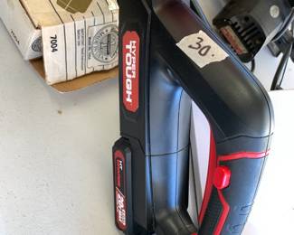 #85	Hyper tough Weed Eater - Battery (no charger) - 20V	 $30.00 			
