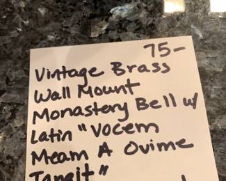 #58	Pair of Brass Candleholders	 $24.00 			
