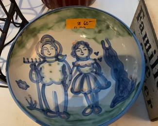 #156	M A Hadley Bowl - 11"	 $60.00 			
