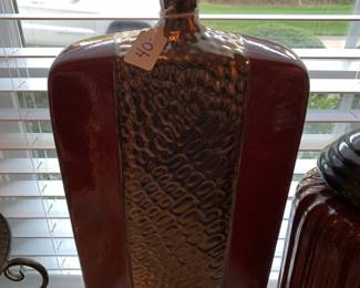 #146	Tall Red Vase - 22" Tall	 $40.00 			
