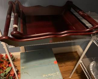 #61	Set of 2 Wooden Trays w/handles	 $25.00 			
