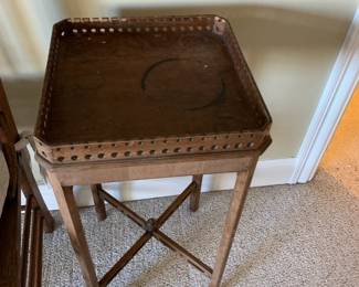 #104	Wooden Square Table - 13x27	 $20.00 			
