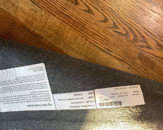 #119	Blue/Tan /White 5x9 machine Made Rug	 $75.00 			
