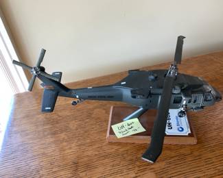 #26	model helicopter UH60L blackhawk down	 $40.00 			
