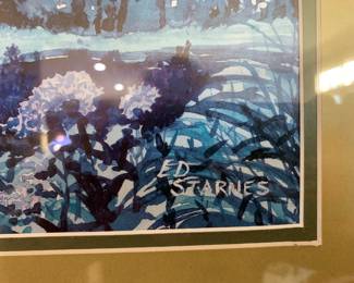 #112	Ed Stearns "Print of Botanical Gardens Dogwood Tree" - 31x25	 $125.00 			
