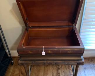 #132	Book End table that has open storage - 24x16x26	 $75.00 			
