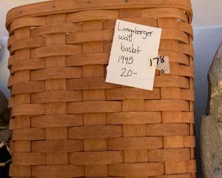 #178	Longaberger Wall Basket - 1995	 $20.00 			
