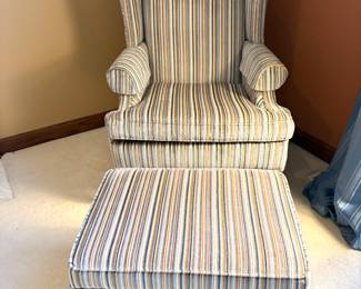 Clean Ethan Allen Wingback Chair