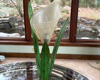 Lilly Glass Art Lamp