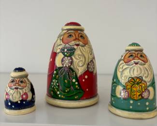 Nesting Santa Doll - Hand Painted