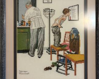 Cross Stitch Norman Rockwell - Doctor