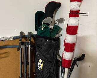 Golf Club Set and Bag , American Flag