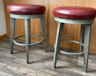 Industrial Style Swivel Bar Stools