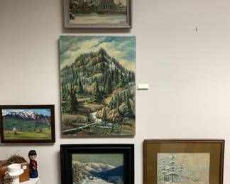 Snow Scene Paintings