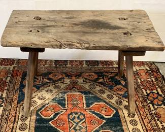 Rustic Live Edge Bench