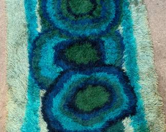 1970s Rya Shag Rug