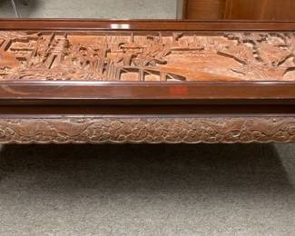 Carved Asian Coffee Table
