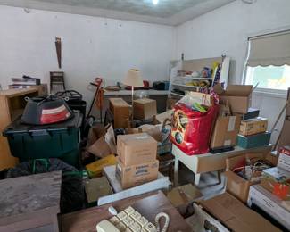 Lots and lots of items that will all be on displayed
Lawn mower
Snow blower
Various garden and yard tools