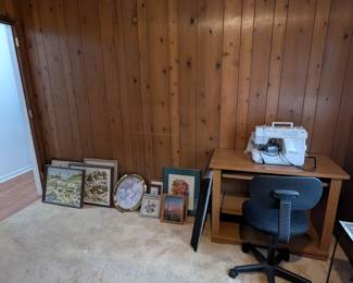 Several pictures to look thru
Sewing machine from Country Stitches
Computer desk and chair
