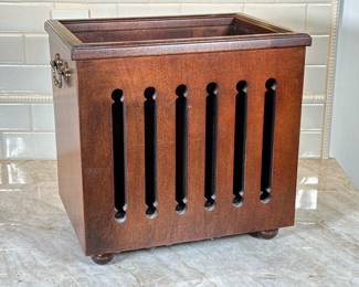 Cooper Classics Wood Magazine Stand