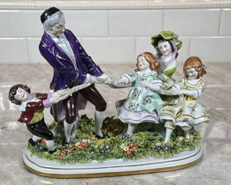 German Porcelain Figural Group