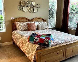 Bed and mattress is in perfect condition. King