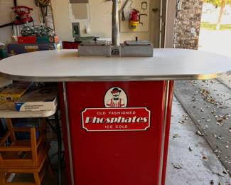 RARE stand alone bar, with mini fridge and tanks