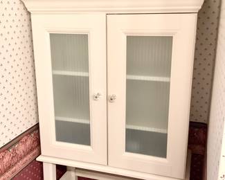 Apothecary Glass Cabinet