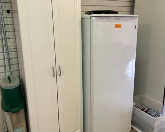 Garage Storage and Refrigerator