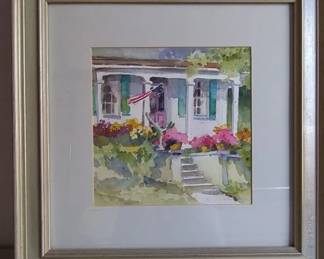 Framed Watercolor by Nancy Nordloh Neville Summers Best
