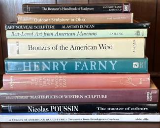 Group of Sculpture and Art Reference Books