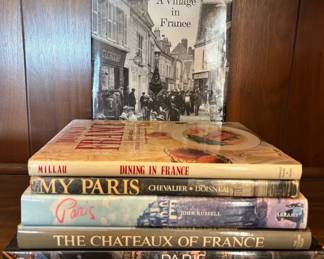 Group of Hardcover Books Related To France