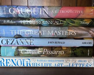 Collection of Coffee Table Books of Famous Artists