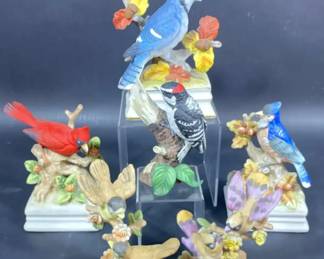 Porcelain Bird Music Boxes And More