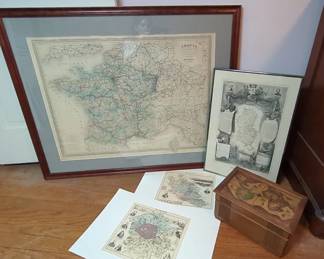 France Collection Map of France, Artwork and Map Box