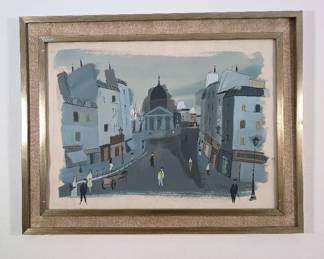 Antoine Villard Painting Paris Mid Century