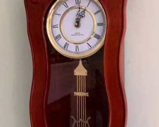 Seiko Westminster Whittington Quartz Pendulum Wall Clock