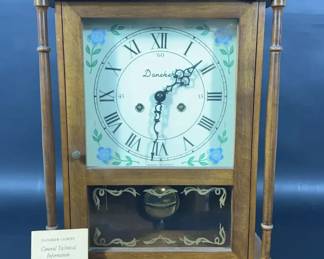 06 Daneker Pillar and Scroll Mantel Clock