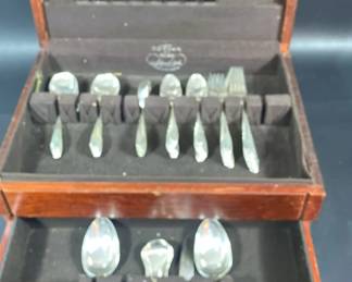 Gorham Silver Plate Flatware Set
